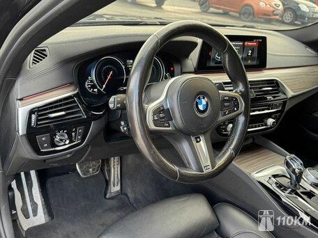 BMW, 5 серии, 3000, 249, дизель, седан, автомат, полный привод, среднее состояние, левый, черный, 4 599 000 ₽